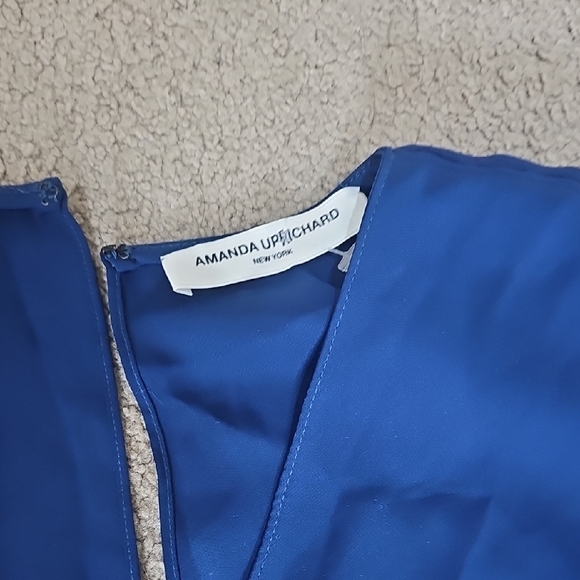 Amanda Uprichard Royal Blue Jumpsuit - Picture 5 of 6